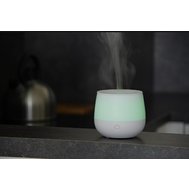 Aroma difuzér s možností osvětlení Airbi LOTUS - bílý