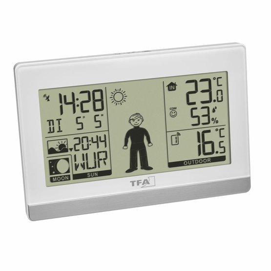 Domácí meteostanice s předpovědí počasí a postavičkou TFA 35.1159.02 WEATHER BOY - bílá.jpg